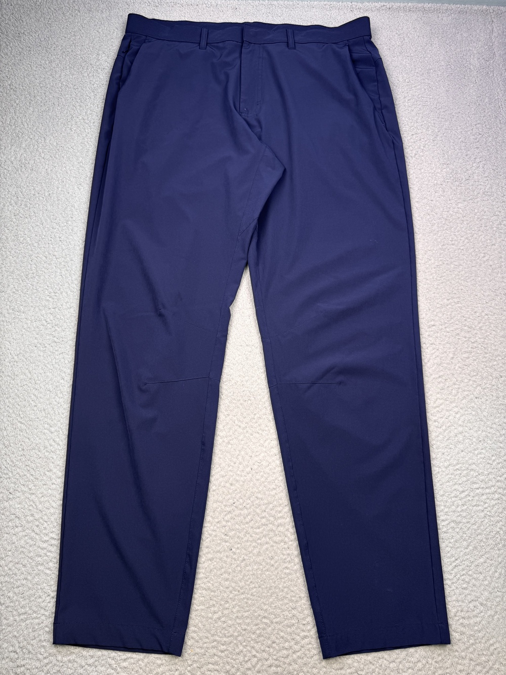 Fabletics Pants Mens 38x33 Blue Performance Stretch Articulated Athletic Golf